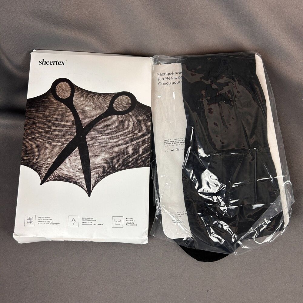 Sheertex Black Rip Resist Tights Size 2XL NEW